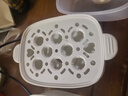 志高（CHIGO）煮蛋器蒸蛋器 电蒸锅双层多功能早餐煮蛋机 防干烧蒸蛋神器 可煮16个蛋【配蒸碗+量杯】JPZDQ906 实拍图