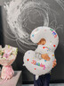 仕彩 白色印花数字气球装饰品儿童生日派对场景布置户外手持拍照道具3 实拍图