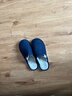 回力日系柔软情侣棉拖秋冬家居室内保暖棉鞋男款HL0006蓝色42-43码 实拍图