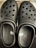卡骆驰（crocs）经典云朵Clog女沙滩洞洞鞋凉拖鞋206750 206750-001  38  实拍图