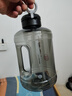 京东京造吨桶 运动水杯Tritan超大容量水壶健身吸管大肚杯2500mL黑 实拍图