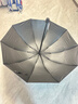天堂 双人晴雨伞三折 晴雨伞三折10骨超大加固黑胶防晒伞 深邃蓝 实拍图