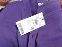 与狼共舞【高级感】长袖T恤男士2025秋季新款纯棉刺绣中青年POLO衫男6541 深紫501 XL /180 实拍图