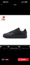 特步（XTEP）【国潮】女鞋板鞋空军一号夏季鞋子休闲鞋情侣运动鞋小白鞋 黑/黑底【男款】 43 实拍图