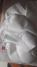 欧迪芬6双女士袜子女100%纯棉10A抑菌防臭船袜女吸汗透气短袜女白色 实拍图