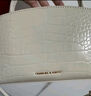 CHARLES&KEITH鳄鱼纹凯莉包手提斜挎婚包包女包生日礼物CK2-50270880-1 Ivory象牙色 S 实拍图