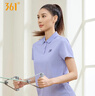 361°短袖女春夏季运动t恤速干衣polo衫跑步健身休闲瑜伽662424130H-6 实拍图