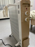 美的（Midea）【金缕衣】取暖器家用/电暖器/电暖气/加湿烘衣/13片全屋取暖器/电热油汀取暖器NY2213-18GW 实拍图