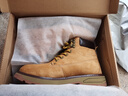 森馬马丁靴2025冬季新款高帮加绒保暖英伦中帮男士增高登山雪地大黄靴 咖喱黄 加绒 40 -偏大一码 实拍图