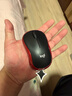 罗技（Logitech）M185鼠标 无线鼠标 办公鼠标 对称鼠标 黑色红边 带无线2.4G接收器 实拍图