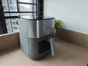 美的（Midea）新款炎烤空气炸锅上下双热源 可视大视窗电子触控 家用6.5L大容量 蒸烤一体金属内腔 MF-KZC6516 实拍图