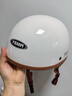 野马（YEMA）3C认证352S电动摩托车头盔男复古瓢盔电瓶车安全帽女四季轻便式半盔 夏季 均码 纯白色 实拍图