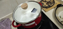 NITORI宜得利家居 圣诞氛围单柄双柄珐琅锅炖汤锅奶锅汤锅 MOREISH 红色 双柄 20cm 实拍图