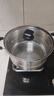 美厨（maxcook）蒸锅 不锈钢28cm单层蒸锅 加厚复合底 燃气炉电磁炉通用 实拍图
