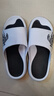 回力运动拖鞋男浴室内户外不易滑厚底凉拖鞋HL39391白黑色41-42码 实拍图