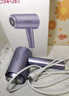 康夫（CONFU）2亿负离子电吹风机宿舍家用大风力护发小型折叠大功率国家补贴吹风筒1600W KF-3153紫 实拍图