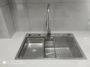 箭牌（ARROW）水槽大单槽洗菜盆304不锈钢0涂层加深加厚耐刮厨房洗碗槽 【0涂层】65x46cm|抗刮大单槽|含4功能铜抽拉龙头 实拍图
