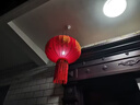 乐睦唯（L'AMAVO）2026新款大红灯笼阳台灯笼大门挂的春节灯笼室外免接线防水灯笼 80#【无线遥控款】适合商品房、小阳台 55cm 平安珠长杆圆福【无线遥控款】无需插电【一对装】 实拍图