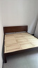 原始原素全实木床1.8米x2米现代简约主卧双人床纯实木榫卯大床L701D 【高体-原木色】1.8*2.0m单床 大板床 实拍图