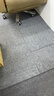 先邦地毯办公室地毯方块拼接满铺房间客厅家用商用公司pvc大面积 901浅灰色 4片装  50*50cm/片 实拍图