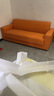 豪瑞森办公沙发简约现代商务接待会客休闲办公室极简二:三人位沙发组合 魅影黑 单人位长90*宽80*高78 实拍图