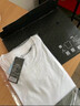 京东京造【液氨抗皱】t恤男短袖男士t恤纯棉白小T衣服 白色 XL 实拍图