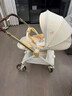 qborn白鹿新生儿小孩米色婴儿车高景观双向轻便折叠宝宝儿童推车 玉兰白 实拍图