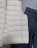 优衣库童装男女童PUFFTECH空气棉服可机洗背心马甲排骨棉服478124 01 乳白色 160 实拍图