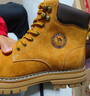 骆驼（CAMEL）马丁靴男王俊凯同款工装大黄靴女冬季穿搭通勤金甲户外徒步登山鞋 G15W136025 沙漠黄-男 43 实拍图