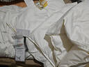 水星系列家纺100%羽绒被95白鹅绒被子静音被芯春秋季被单双人加厚保暖冬被学生 静音全棉羽绒被白色平格款 180x220特厚冬被（填充1800克鹅绒） 实拍图