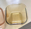 希乐扣Cilock耐热玻璃饭盒上班族微波炉加热专用便当餐盒琥珀色方形汤碗1L 实拍图