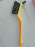 五月花地刷双面V型刷毛硬毛缝隙刷加长杆 浴室厕所厨房墙角自带夹子  实拍图