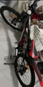 凤凰（Phoenix）儿童自行车山地车男女学生脚踏车6-15岁童车 霸道 黑红色 22寸 实拍图