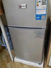 志高（CHIGO）小冰箱迷你小型家用冷藏冷冻两用宿舍出租房用双门办公室电冰箱节能省电 【一级能效】76L银色【三天约一度电】 实拍图