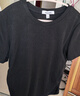 真维斯（JEANSWEST）短袖t恤女装夏季2025新款纯色正肩抽皱收腰半袖甜辣修身短款上衣 实拍图