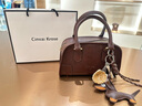 CinvaiKrose【赵昭仪同款】包包女包2025新款保龄球单肩斜挎包生日圣诞节礼物 咖啡色【送女友老婆女生礼物走心】 实拍图