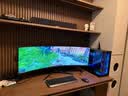 星华辰UP40R2 40英寸5k 120HZ曲面超宽21:9带鱼屏 LG-IPS屏专业炒股办公电竞游戏设计台式升降电脑显示器 49英寸5K+240HZ曲面带鱼屏 升降支架 实拍图
