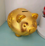 威尔基存钱罐只进不出2026新款储钱罐金猪成人儿童男孩陶瓷小猪储蓄罐 小金猪大号【只进不出款】 实拍图