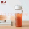 无印良品（MUJI）共聚酯 便携水杯高颜值透明水杯运动水杯 透明 550ml 实拍图