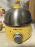 小熊（Bear）煮蛋器 蒸蛋器 定时 自动断电 小型不锈钢多功能 双层煮鸡蛋早餐神器ZDQ-A14X2 实拍图