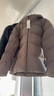优衣库男装女装无缝羽绒连帽外套夹克羽绒服25秋冬新款478279 37 栗色 2XL 实拍图