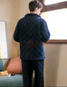 芬腾睡衣男三层加厚珊瑚绒夹棉家居服套装秋冬季男士加绒法兰绒 实拍图