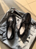 百丽通勤商务皮鞋2025男牛皮褶皱增高休闲鞋A1373AM4 黑色2  42 实拍图