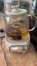 美的（Midea）花漾0胶水全玻璃养生壶 多功能煮茶壶 母婴烧水壶 恒温电热水壶 全自动一体煮茶器1.2L YS12B302J 实拍图
