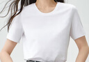 京东京造短袖T恤女10A抗菌秋季新款修身显瘦女装抑菌防汗 浅咖色 M 实拍图