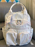 sun earth&u日本网红妈咪包七夕母婴包时尚轻便大容量双肩包多功能防水多口袋 白色（20L） 实拍图