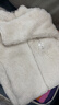 优衣库童装男童女童长绒摇粒绒拉链茄克长袖外套478168 478168/01乳白色 110 实拍图