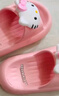 猪爸爸儿童拖鞋女童夏季2025新款室内防滑6-12岁三丽鸥宝宝亲子拖鞋粉16 实拍图
