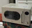 美的（Midea）微波炉复古奶油风微波炉小型家用20L易清洁解冻五档速热均匀加热全自动多功能一体迷你M2F转盘式 M2F复古奶油风微波炉 20L 实拍图