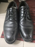 红蜻蜓真皮男鞋秋冬舒适商务休闲皮鞋高级正装德比鞋婚鞋WTA7376黑色42 实拍图